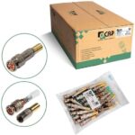 فیش دوربین طلایی 100تایی BNC - تصویر 3